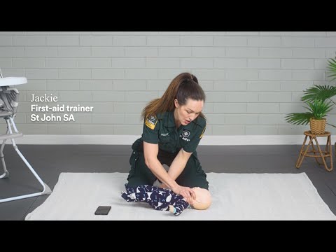 Infant first aid for choking
