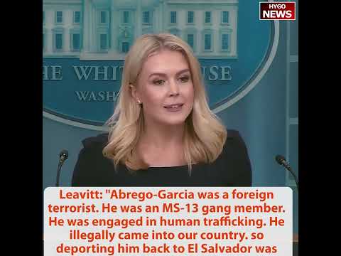 Leavitt: Abrego-Garcia 'Was Never Going to Live a Peaceful Life in Maryland'; Biden 'Shocked He's Speaking at Night'; SS Fraud EO