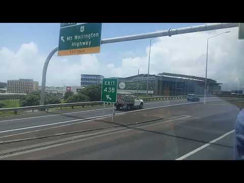 Intercity Bus Journey In Auckland New Zealand from Sky City To Manukau City Centre