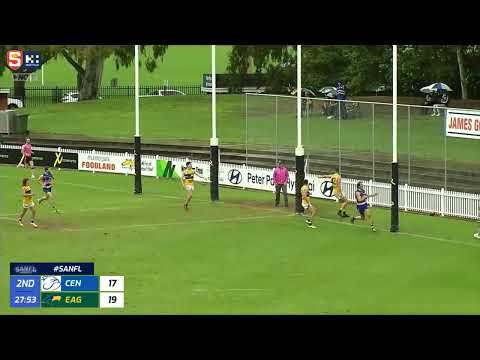 Rd 10 Hostplus SANFL Snapshot - Central's Aiden Grace gets a bootlace to it