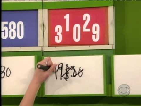 The Price is Right: "I don't believe it".