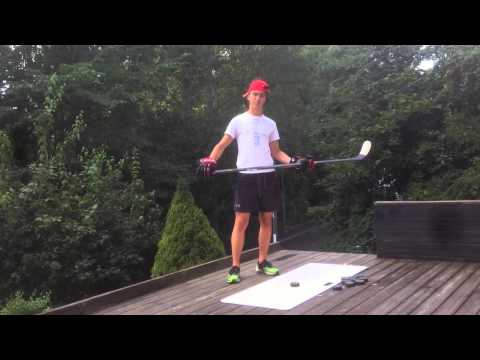 Two amazing young students from Sweden teaches you how to drag your shots in hockey