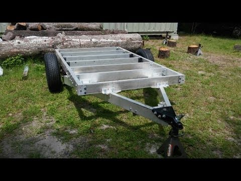 How to Build a 5x8 Aluminum Utility Trailer Step by Step