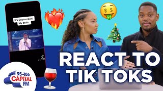 Leigh-Anne Pinnock & Aml Ameen React To Relationship TikToks! | Capital
