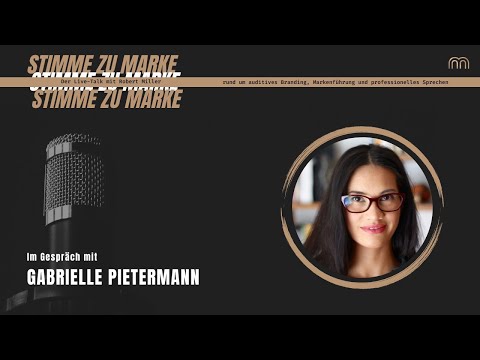 Stimme zu Marke - Live,  mit Gabrielle Pietermann