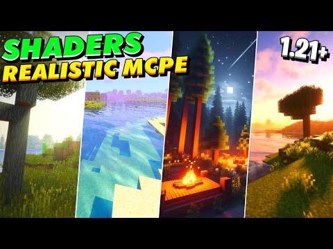 TOP BEST SHADERS MCPE 1.21 & 1.20+ REALISTIC TERBAIK RINGAN | Bsl Shaders #shaders #minecraft