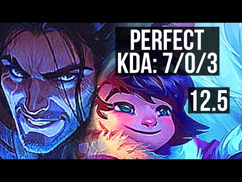 SYLAS vs NUNU & WILLUMP (MID) | 7/0/3, Godlike, 300+ games | KR Master | 12.5