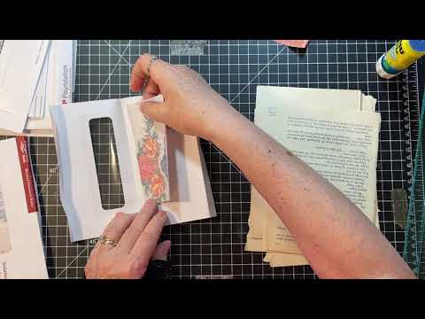 #roxysweeklychallenge | Tutorial | Upcycle Narrow Window Envelope Flip | Week 21