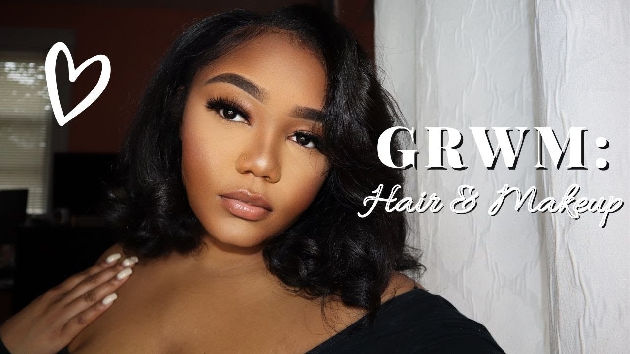 GET READY WITH ME: NATURAL MAKEUP & PIN CURLS