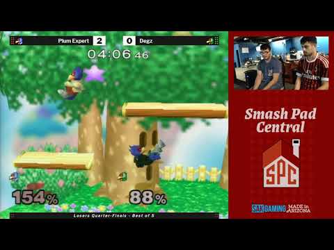 SPC 132 Losers Quarters - Plum Expert (Falco) vs Degz (Fox)