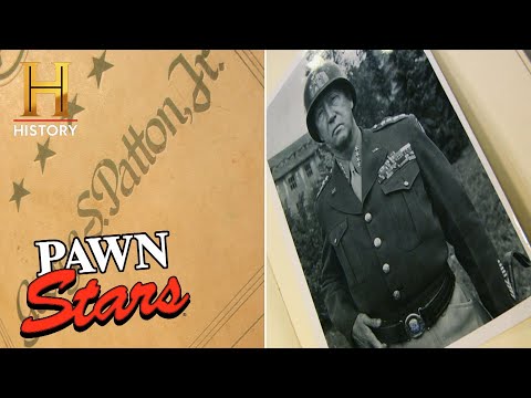 FAKE PATTON SIGNATURE Ruins World War II Photo Album (Season 4) | Pawn Stars