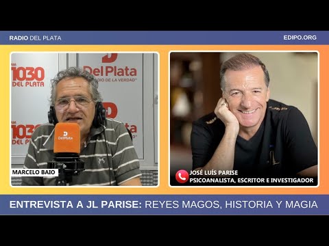 Interview with JL Parise on Radio del Plata, Argentina: Three Wise Men, History and Magic