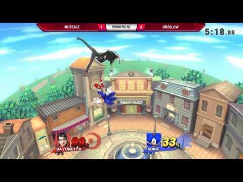 VSGC Lock In - Winners R2 -  MuteAce (Bayonetta) vs Ur2Slow (Sonic) - Smash 4