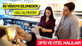 Hilton gibi büyük oteller hangi halıları tercih ediyor? Karo ofis halı
