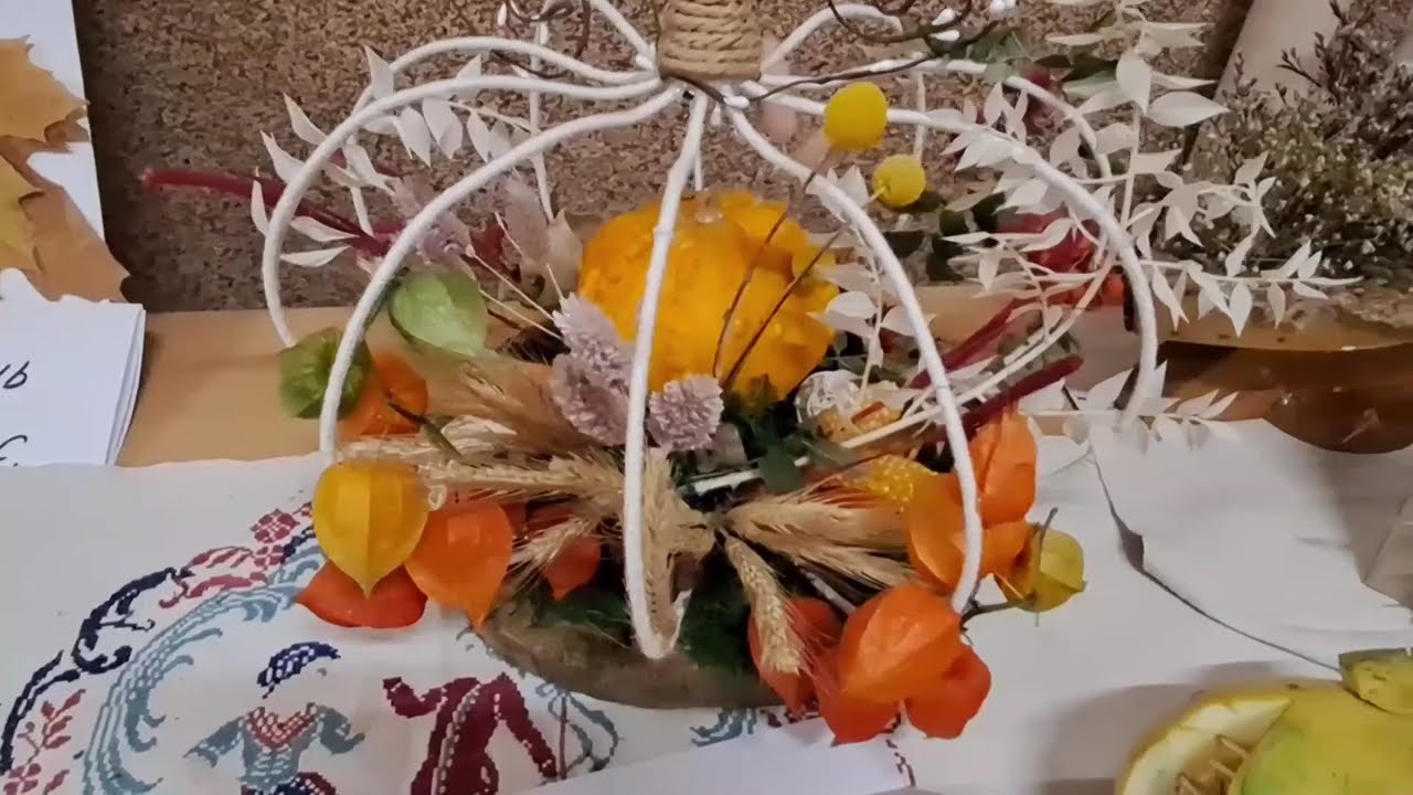 Осінні композиції. Дитячі роботи