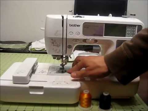 Good Look- Embroidery set up on the Brother SE400 Embroidery and Sewing Machine (beginner)