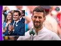 I Wish I Had The Skills Of That Man Novak Djokovic Praises Watching Roger Federer Wimbledon