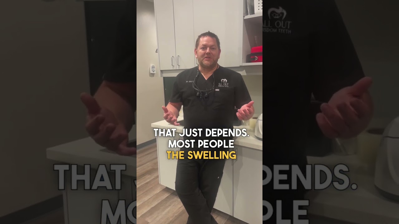 How long does it take for swelling to go away after extraction?