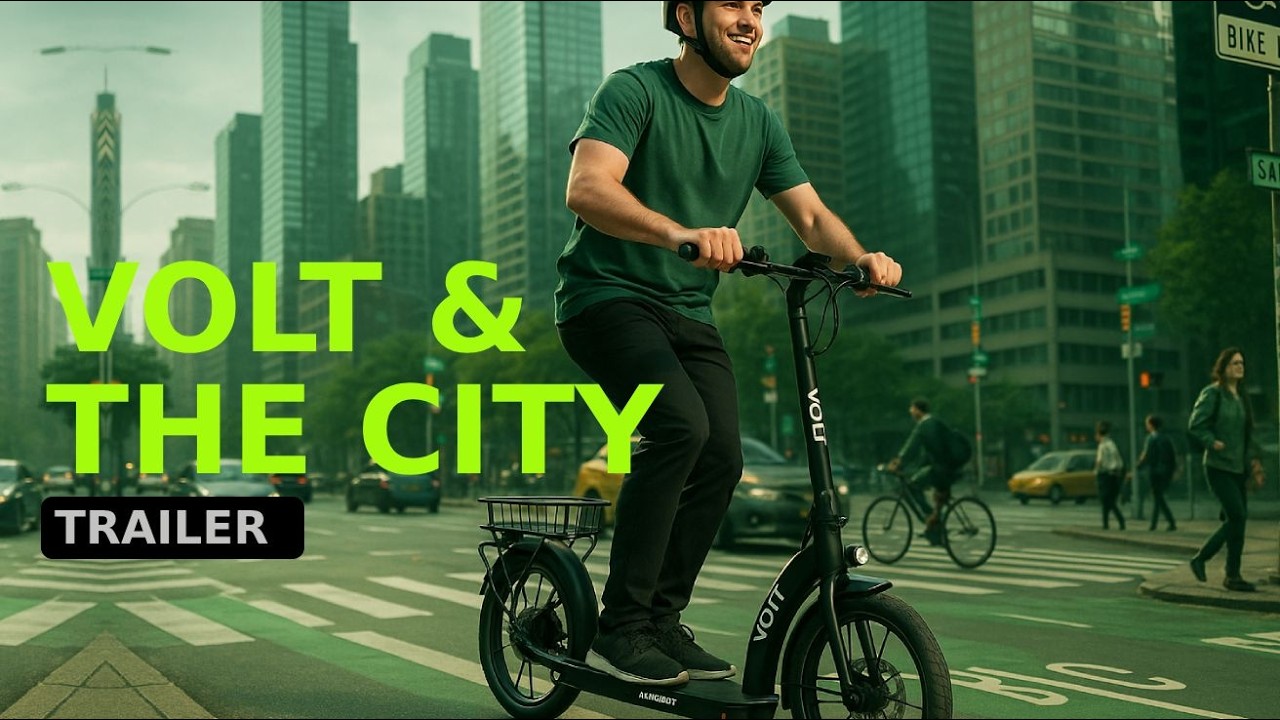 BREEZE Through the City: The NEW Volt Electric Scooter by Ainohot