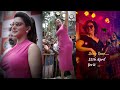 Thanks To 1 Million Honeyrose Pink Sleeveless Gown Latest Inaguaration Full HD
