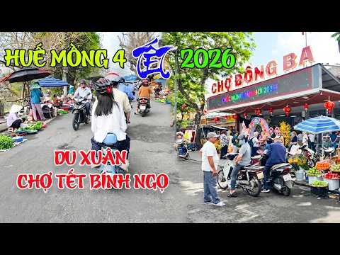 Hue today, the 4th day of the Lunar New Year, Year of the Horse 2026. Spring outing through An Cu...