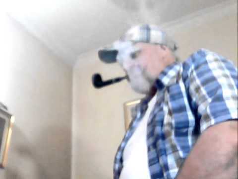 Pipe Tobaccos, Green Paronelli, Straight, Smoking, with Scotland Hat, White TShirt; Scotland Shirt