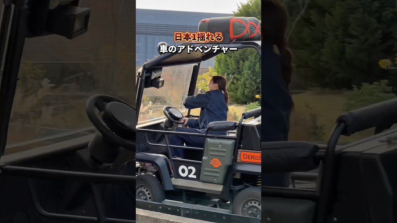 日本一揺れるアドベンチャーに筋肉痛確定アスレチック