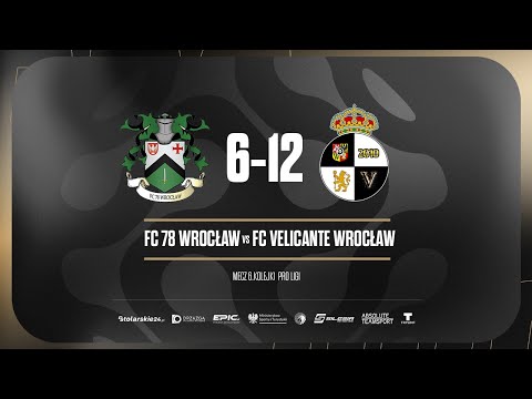 Skrót | FC 78 WROCŁAW - FC VELICANTE WROCŁAW 6:12 | PRO LIGA, Sezon Jesień 2025 - 30.09.2025