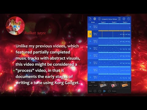 Korg Gadget Firenze Clavinet iPad jam "Unlawful Voice" by Roikat