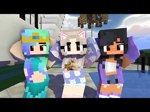 CHICKEN WING MEME | SUPER IDOL | SHUFFLE DANCE MEME | MERMAID, APHMAU & CAT GIRL-MINECRAFT ANIMATION