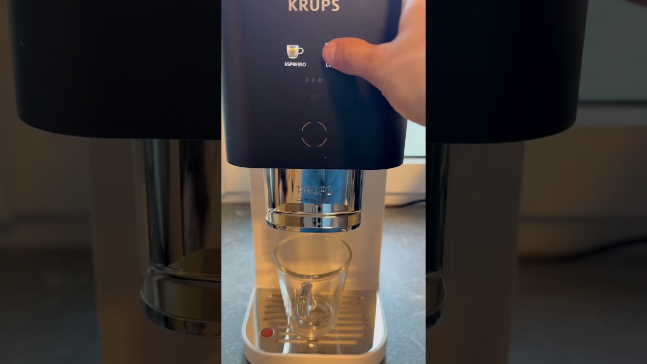 Krups Kaffeevollautomat Coffee Crush SA4001CH Schwarz, Beige