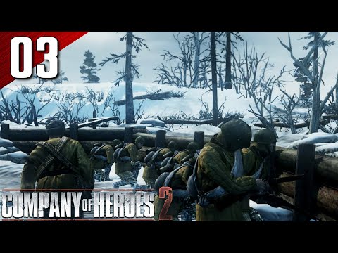 Company of Heroes 2: 100% (General) Walkthrough Part 3 - Support is on the way (No Commentary)
