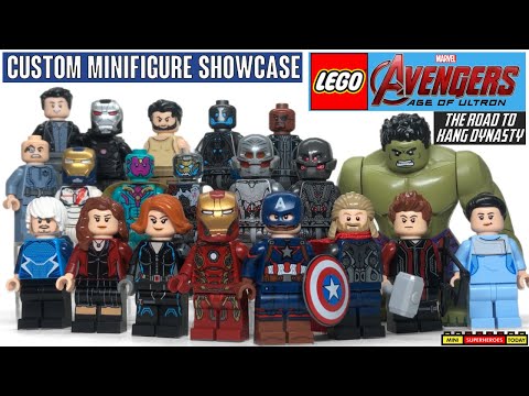 LEGO AVENGERS: AGE OF ULTRON Custom Minifig Showcase (Road to AVENGERS: DOOMSDAY Update)