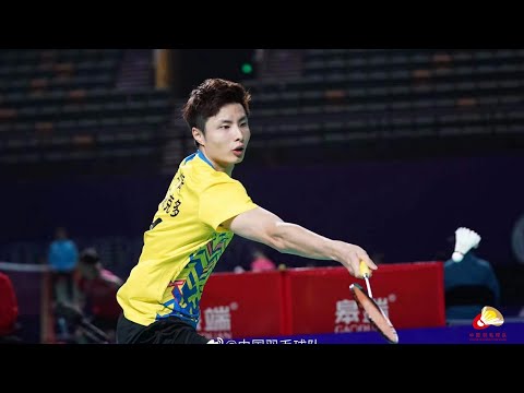 【🇨🇳全运会团体资格赛八强石宇奇打头阵】惊险取胜对手，夏炫泽直言很幸运！！Shi Yu Qi contributed first point to JiangSu!!!