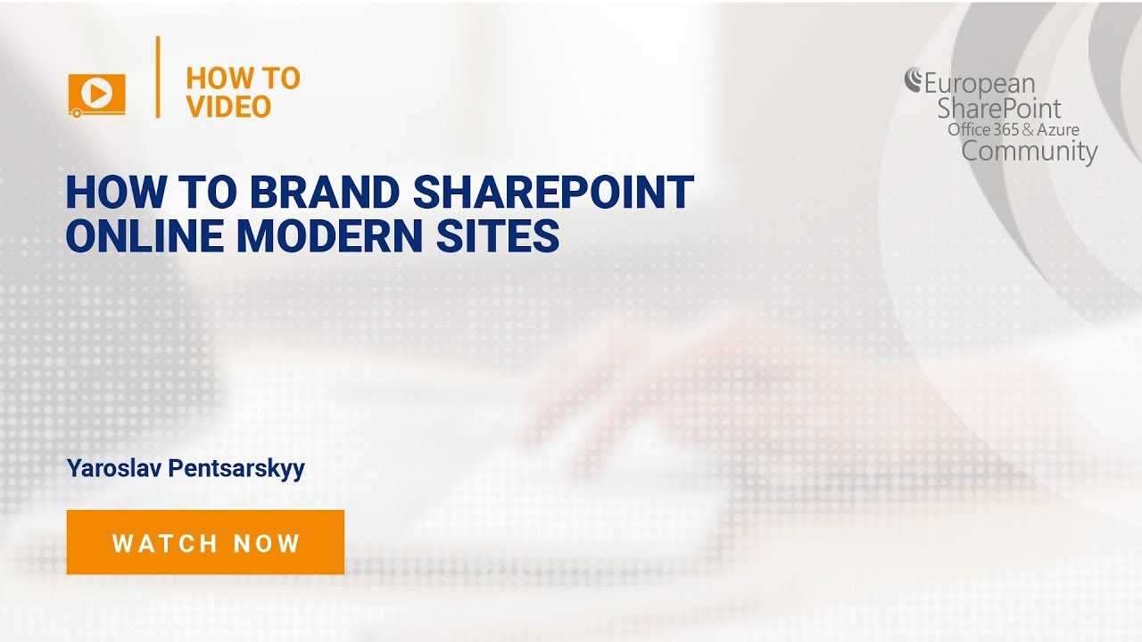 How To Brand SharePoint Online Modern Sites How To Brand SharePoint Online Modern Sites
