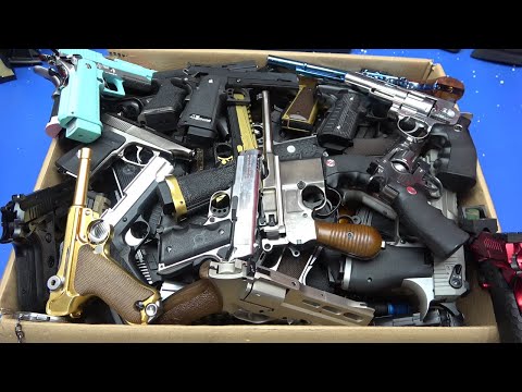 Box Of Airsoft Guns # 2 ! Reloading Airsoft Military Guns