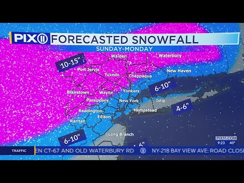 Snowstorm in NY and NJ this weekend: Timeline, expected totals