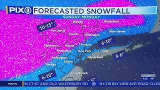 Snowstorm in NY and NJ this weekend: Timeline, expected totals