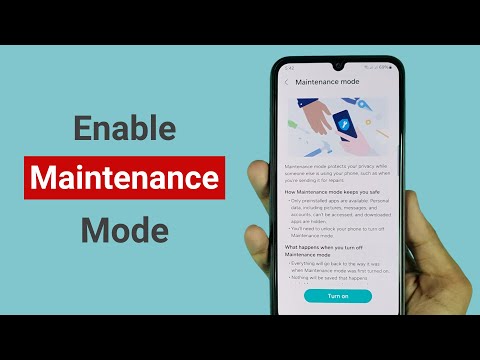 How to Enable or Disable Maintenance Mode in Samsung A15