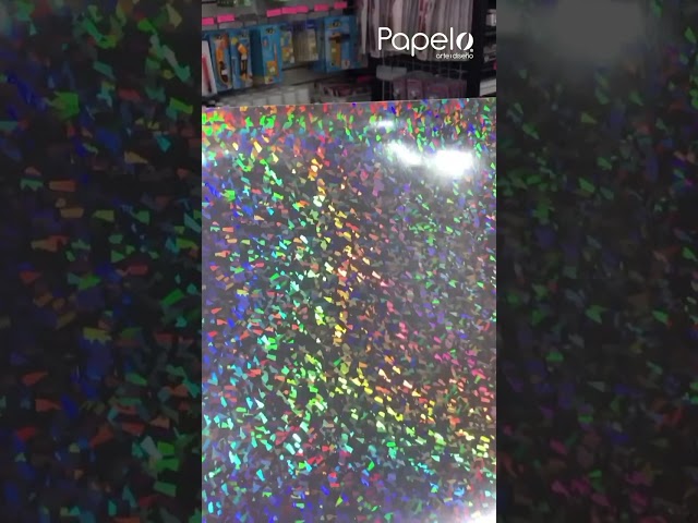 Vídeo relacionado con Papel Adhesivo Holográfico Transparente Película Holográfico A4 Película Autoadhesivo Impermeable 6 Modelos 24 Hojas