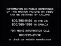 Lake Placid 2001 VHS Closing