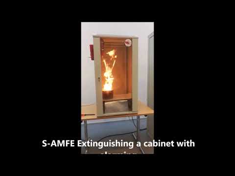 S-AMFE extinguishing in a cabinet | JOB Group