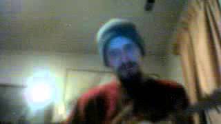 toy guitar & feathered drums