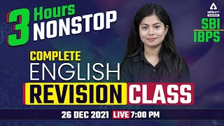 COMPLETE ENGLISH REVISION CLASS | ENGLISH GRAMMAR | SBI PO Mains | IBPS PO/Clerk Mains #Adda247