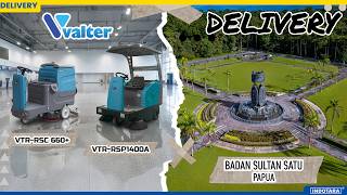Download lagu DELIVERY VALTER RIDE ON SCRUBBER VTR-RSC 660  & RIDE ON SWEEPER VTR-RSP1400A - PT. BADAN SULTAN SATU mp3