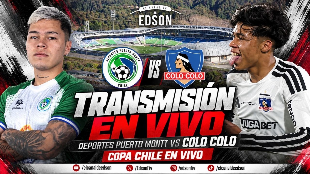 ⚫⚪ TRANSMISIÓN EN VIVO: DEPORTES PUERTO MONTT VS COLO COLO | COPA CHILE EN DIRECTO ⚫⚪