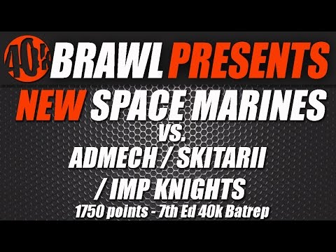 40K BRAWL Warhammer Battle Report – Skitarii & Cult Mechanicus vs Space Marines