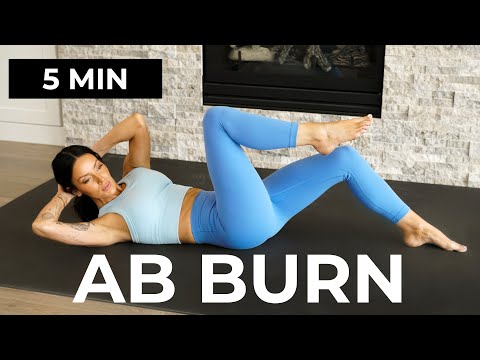 5 Min Beginner Ab Workout | Core Strength (No Equipment)