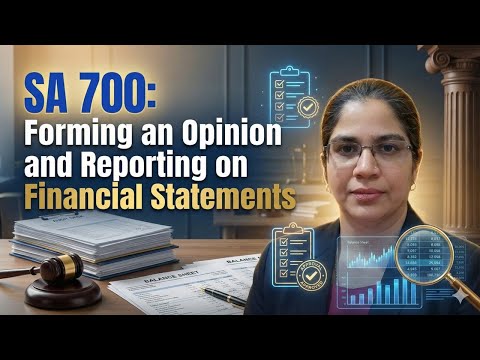 SA 700 – Forming an Opinion and Reporting on Financial Statements | Audit Opinion & Report Made Easy