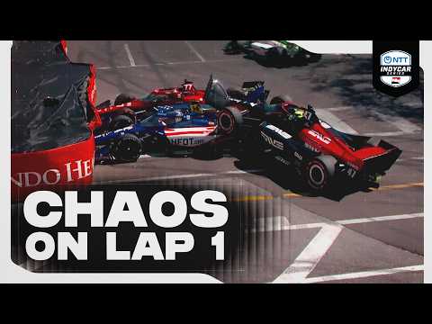 Mick Schumacher Swept Up in Lap 1 Crash | 2026 INDYCAR at St. Pete